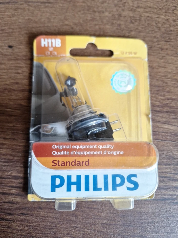 Lâmpada de farol Phillips H11B B1 farol padrão H11B lâmpada de farol 12v 55w - Imagem 1 de 1