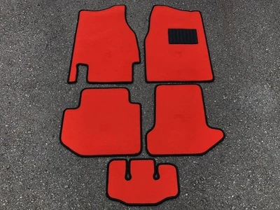 Suzuki Jimny JA11 JA12 AT Red Plain Floor Mats Carpets 1991–1995 RHD New Japan Foto 1 de 3