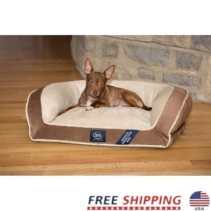 Sofá ortopédico cama de espuma viscoelástica para perros con soporte articular reforzado lavable a máquina - Imagen 1 de 27