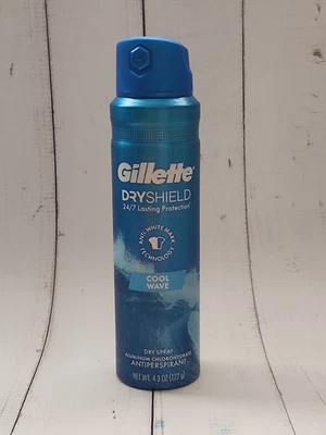 Antitranspirante y desodorante Gillette Dry Spray para hombres, Cool Wave, 4,3 oz Foto 1 de 2