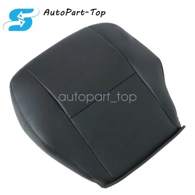 For 2007-2019 Freightliner Sprinter 3500 Driver Bottom Leather Seat Cover Black - Image 1 of 4