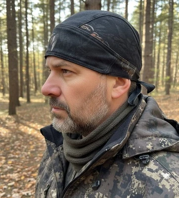 4 Way Stretch Mossy Oak Break Up Eclipse Camo Headwrap Hunter Hunting Sweatband - Image 1 of 4