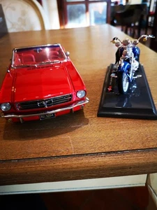 modellini auto 1 18 Ford Mustang Del 1964 Della Precis+ Harley Davidson sc. 1/24 - Foto 1 di 24