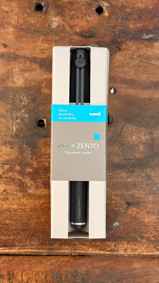 MITSUBISHI PENCIL uniball ZENTO Signature Model Metallic Black 0.5mm UB-ZH-05