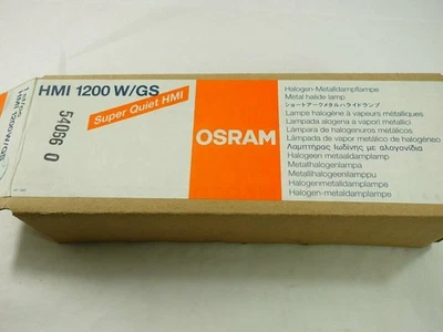 OSRAM Super Quiet HMI 1200 W/GS Photo optic Lamp Metal Halide- NAED 54066-0 - Image 1 of 4
