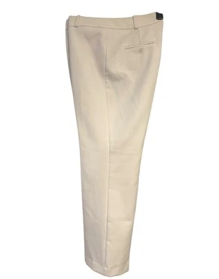 Talbots Petites White Straight Leg Lined Trouser Dress Pants Women’s Size 12P - Image 1 of 4