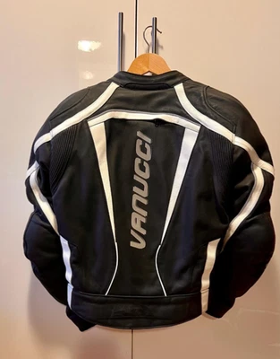 Motorradkombi Vanucci neuwertig zweiteilig Gr. 50, echtes Rindleder - Bild 1 von 3