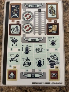LEGO Sticker Sheet for Set 75551 - (68874/6308511) 75551stk01 NEW orig MINONS - Picture 1 of 3