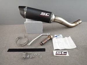 Aprilia Tuono V4 R APRC SC PROJECT Slip on Muffler Exhaust Carbon - Picture 1 of 10
