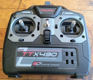 Tactic TTX490 4CH RC Remote Control SLT 2.4ghz Transmitter Excellent Condition! - Picture 1 of 2