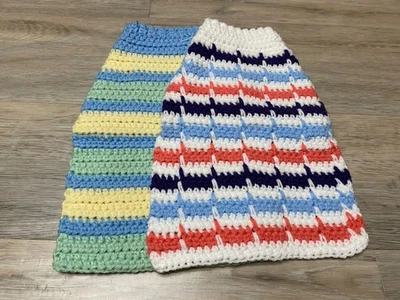 Lot Of 2 Handmade Small Dog Sweaters - Image 1 of 4