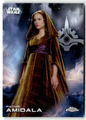 Topps 2025 Star Wars Chrome n. 141 PAdme Amidala La Vendetta dei Sith