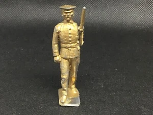 BMC Soldarma British Army Soldier Marching Gilt Finish (lime Green 296) Damaged - Picture 1 of 6
