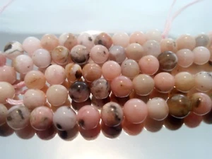 RODONITE filo pietre dure forate SFERA 6 mm 75 SFERE filo cristallo minerali zen - Picture 1 of 1