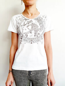 T-shirt femme à motifs diesel super doux 100 % coton super doux