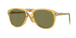 Persol 714SM PO0714SM Steve McQueen 204/P1 Opal Yellow / Polarized Green - Picture 1 of 4