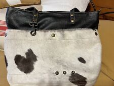 Myra cowhide purse