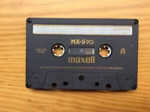 Maxell MX-S 90 Cassette TOP LeerKassette tape no metall denon