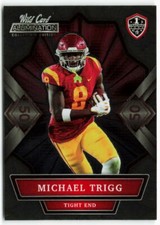 2021 Michael Trigg Wild Card Alumination NIL Rookie 50 Stripe Gold Foil