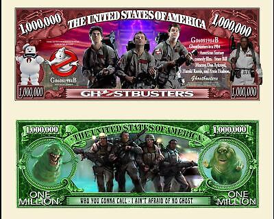 GHOSTBUSTERS ! BILLET MILLION DOLLAR US Collection SOS FANTOMES Bill Murray 80' • 1.99€