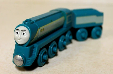 Thomas & Friends Wooden Railway Train Tank Engine Connor w/ Tender 2012 VGUC! Cover