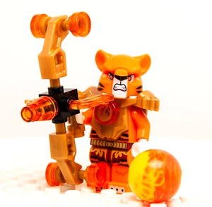 LEGO® Chima Minifigure - Tormak (loc073) 70146 Orange Tiger Fire Tribe - Picture 1 of 8