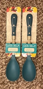 LOT OF TWO (2) Pioneer Woman Basting Spoon Nylon & Stainless Blue 13.75 In - NEW - Picture 1 of 5