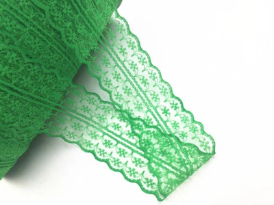 New Bilateral decoration Handicrafts Ribbon Embroidered Net Lace Trim10- 300Yard - Imagem 1 de 4