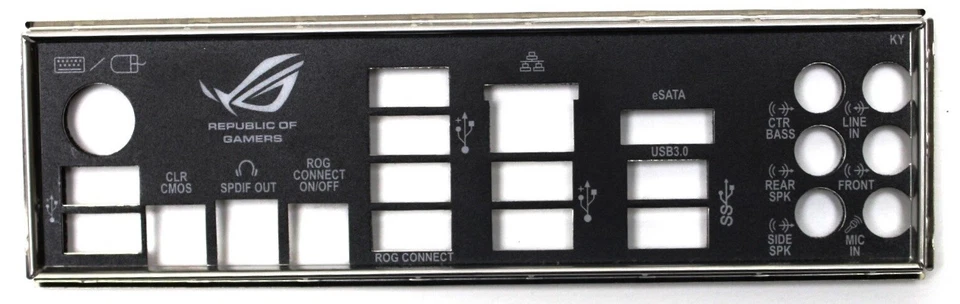 ASUS Rampage IV Gene - Blende - Slotblech - IO Shield   #110638 - Bild 1 von 1