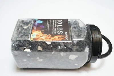 Nuevo NUPICK Vidrio de Fuego de 10 Libras, Vidrio de Fuego Reflectante de 1/2 Pulgada Negro Envío GRATIS Foto 1 de 4