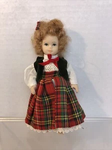 Vintage Delton Product Corp Fine Collectables Porcelain Doll 5" - Picture 1 of 9