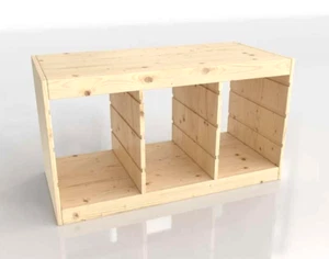 IKEA TROFAST Frame Storage Unit Light White Pine 36 5/8x20 1/2", 203.086.97 -NEW - Picture 1 of 2