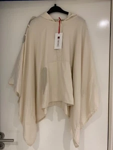 Zara SRPLS Lyocell & Viscose Hooded Poncho TP FLD 10 - Cape Style Size L BNWT - Picture 1 of 13