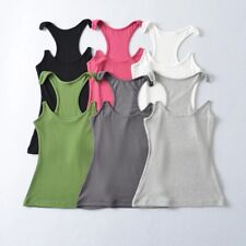 Invisible Strap Design Y/project Vest Ribbed Cami Tank Sleeveless Women Tops