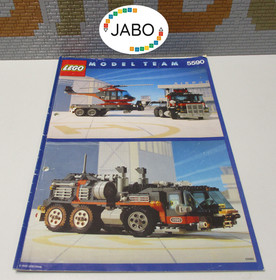 (OK O2/5) Lego Building Instructions Model Team 5590 Whirl N' Wheel Super Truck