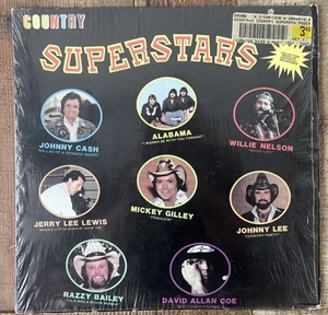 Country Superstars 1982 Plantation Records Vinyl 33 1/3. Eight Artist. See Pics - Picture 1 of 11