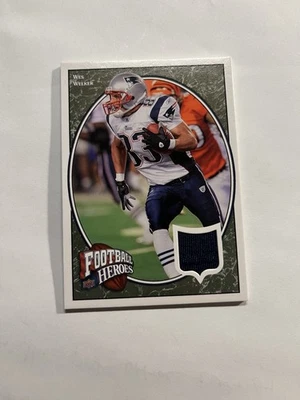🏈2008 UD Football Heroes WES WELKER #94🏈 Patch Swatch Patriots Game Worn B2 - Image 1 of 2