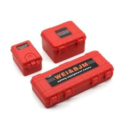 3Pack Portable Plastic Storage Box For TRX-4 SCX10 D90 RC Crawler Accessories - Image 1 of 4