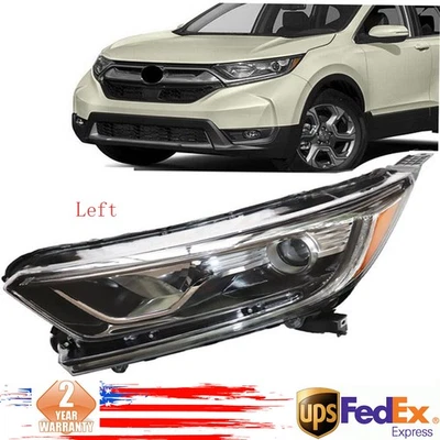 For 2017 2018 2019 2020 2021 Honda CR-V CRV Left LH Halogen W/ LED Headlight OEM — 第 1/4 张图片