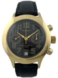 Poljot Reloj De Hombre Cronógrafo Cal. 3133 Con Fecha, Funciona - Picture 1 of 4