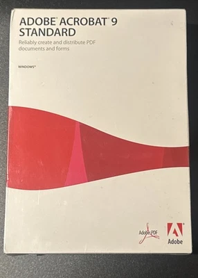 Adobe Acrobat 9  Standard Windows New & Sealed - Image 1 of 4