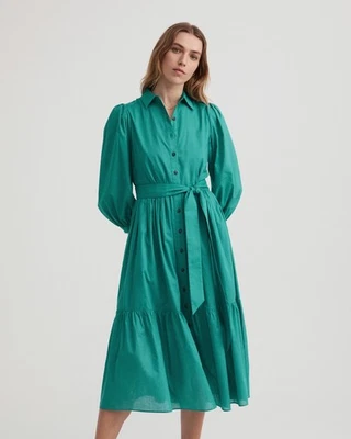 6 Witchery Teal Midi Dress  *5 + ITEMS = FREE POST - image 1 of 2