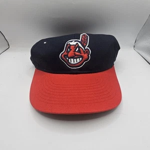 Cleveland Indians Team MLB Adjustable Baseball Cap/Hat- Excellent Condition - Picture 1 of 5