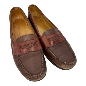 ALLEN EDMONDS 'Katie' Brown Leather Penny Loafers Women's Size 9.5B 47223 - Picture 1 of 8