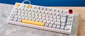 EPOMAKER TH80Pro 75% Hot Swap RGB 2.4Ghz/Bluetooth 5.0/Wired Mechanical Keyboard - Picture 1 of 7