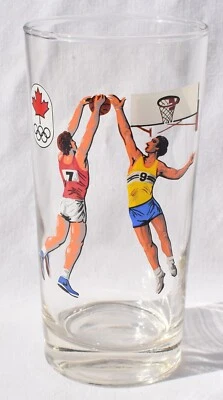 Canadian Olympics - BASKETBALL - 5 1/2" GLASS TUMBLER - Image 1 of 4