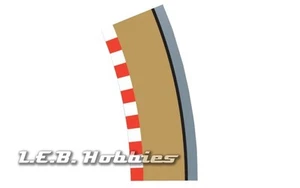 Scalextric Spurradius 2 Kurve Außenränder 22,5o Slot Car Spur, 4er-Pack C8239 - Bild 1 von 1
