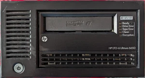 HP LTO-6 Ultrium 6650 FH 6Gb/s SAS External Tape Drive - Picture 1 of 6
