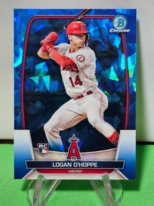 2023 Bowman zaffiro cromato 51 RC Logan O'Hoppe - Foto 1 di 2