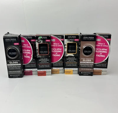 John Frieda Colour Refreshing Gloss Choose your Color 6 oz New In Damaged Box - Image 1 of 4